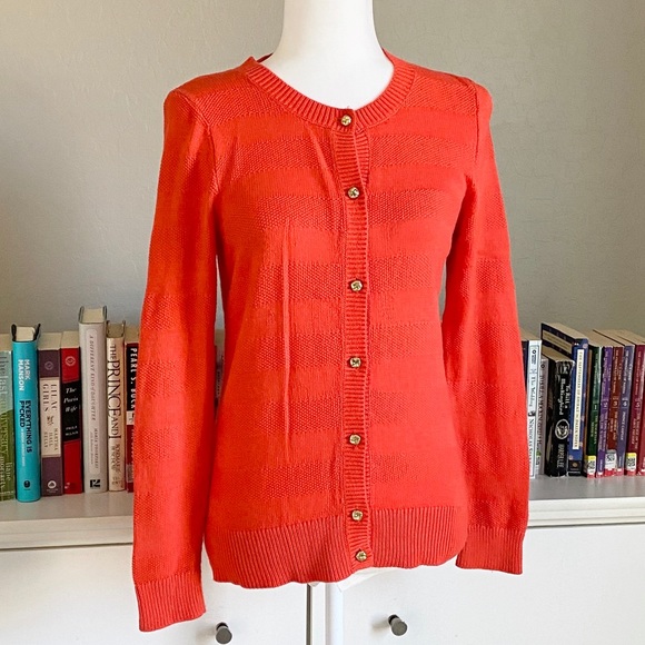 Banana Republic | Tomato Color Cardigan - Picture 3 of 7